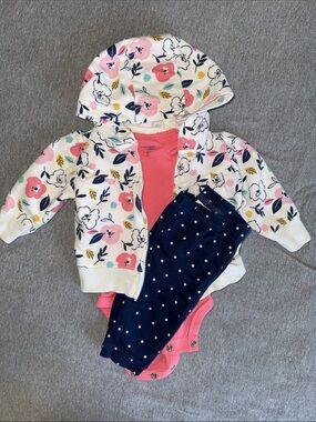 Simple Navy Polka Dot Baby Leggings